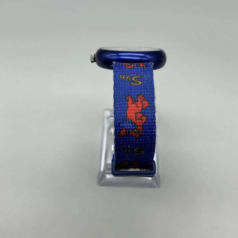 Vintage Flik Flak Swiss Sydney 2000 Boys Watch 29mm Blue SYD Strap New Battery
